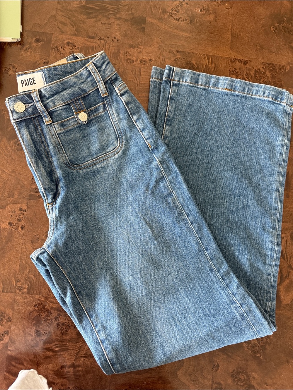 PAIGE Anessa 31" Wide Leg Jean